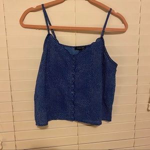 Blue tank top